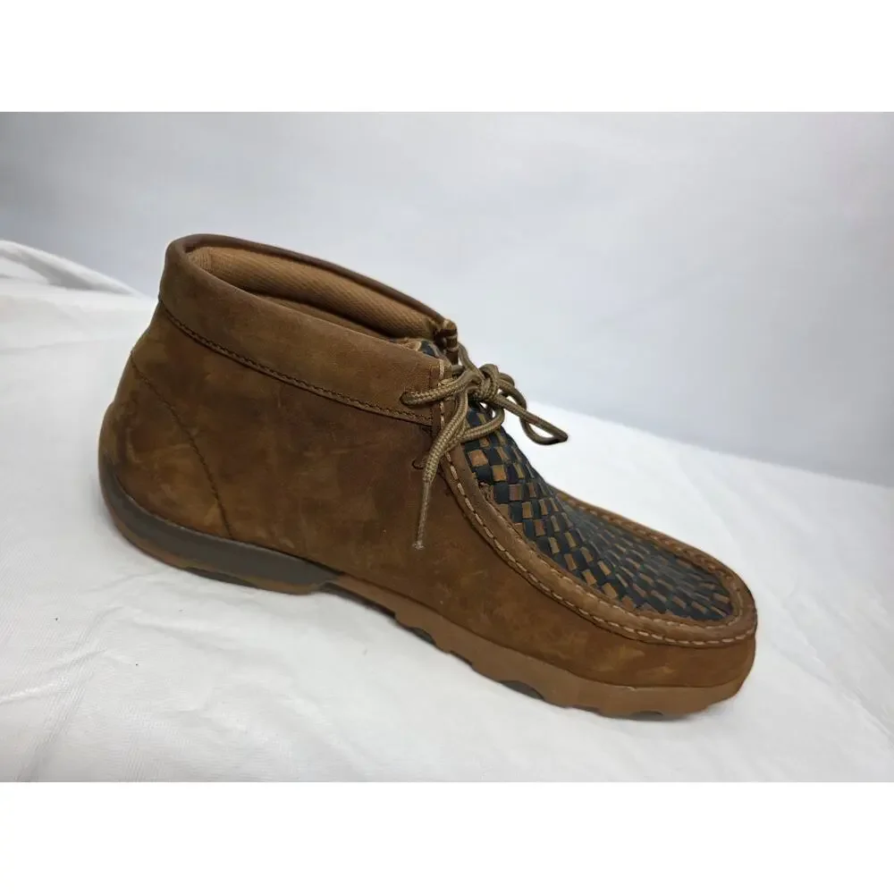 Twisted X Chukka Saddle Leather Driving Moc MDM0057 Blended ankle boots Size 9.5